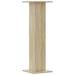 Berkfield Home Plant Stands 2 pcs Sonoma Oak 30x30x95 cm Engineered Wood in Light Brown - Size: 30 x 30 x 95 cm - thumbnail 5