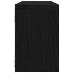 Berkfield Home Wall Shelves Set of 4 - Black Oak - 60x15x23 cm - Made from Engineered Wood - Size: 60 x 15 x 23 cm - thumbnail 9