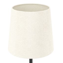 Eglo Febres Natural Fabric & Black Steel Contemporary Table Lamp - thumbnail 3