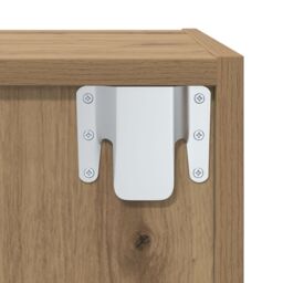 Berkfield Home TV Cabinet 2 pcs Brown 37 x 37 x 142.5 cm Engineered wood - thumbnail 7