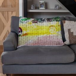 Benjamin Tate Design Champs Elysees Camero Blanket in Natural - Size: 120 cm x 150 cm - thumbnail 2