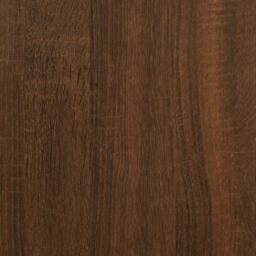 Berkfield Home Durable Bed Frame Brown Oak 120x200 cm Engineered Wood - Size: Small Double - thumbnail 8
