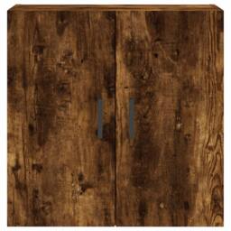 Berkfield Home Wall Cabinet Smoked Oak 60x31x60 cm Engineered Wood in Brown - Size: 60 x 31 x 60 cm - thumbnail 5