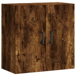 Berkfield Home Wall Cabinet Smoked Oak 60x31x60 cm Engineered Wood in Brown - Size: 60 x 31 x 60 cm - thumbnail 1