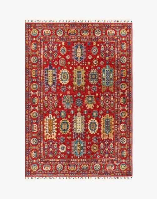 Gooch Luxury Rugs Malaki Area Rug in Red - Size: 235 cm x 165 cm - image 1