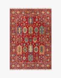 Gooch Luxury Rugs Malaki Area Rug in Red - Size: 235 cm x 165 cm - thumbnail 1