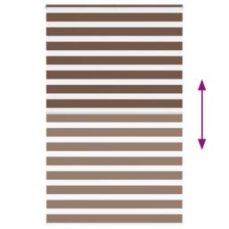Berkfield Home Zebra Blind Brown 145x200 cm Fabric Width 140.9 cm Polyester - thumbnail 5