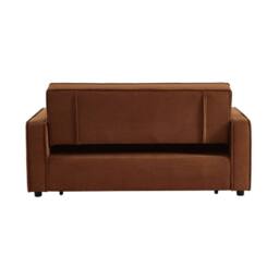 sweeek 2-seater corduroy sofa bed in Brown - thumbnail 9