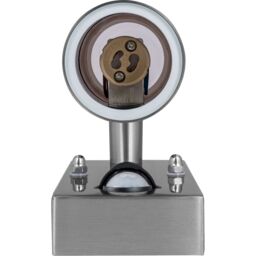 Luceco Outdoor Decorative External Wall Light with PIR Stainless Steel in Grey - thumbnail 6