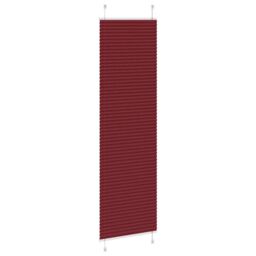 Berkfield Home Pleated Blind Bordeaux Red 55x200 cm Fabric Width 54.4 cm Polyester - thumbnail 4