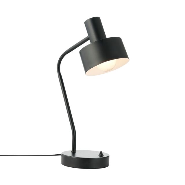 Nordlux Modern Indoor Table Lamp Black Metal E27 On-Fixture Switch - Mains Powered, IP20