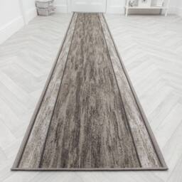runrug Hallway Runner Rug - Non-Slip, Hardwearing, 5.4mm - 'Rama' in Light Brown - Size: 66 cm x 300 cm - thumbnail 6