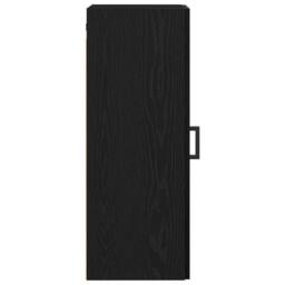 Berkfield Home Wall Mounted Cabinet Black Oak 34.5x34x90 cm Engineered Wood - thumbnail 7