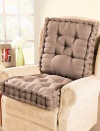 Chums Luxury Back & Seat Booster Cushion in Light Brown - thumbnail 2