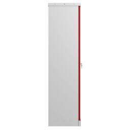 Phoenix Safe Company Steel Storage Cupboard in Grey & Red with Key Lock, SCL1491GRK - Size: 140 cm x 100 cm - thumbnail 5