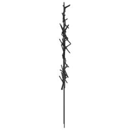 Berkfield Home Warm Christmas Light Decorations with Spikes 3 pcs Star 50 LEDs 29 cm in Black - thumbnail 7