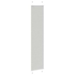 Berkfield Home Pleated Blind Light Grey 50x200 cm Fabric Width 49.4 cm Polyester - thumbnail 3