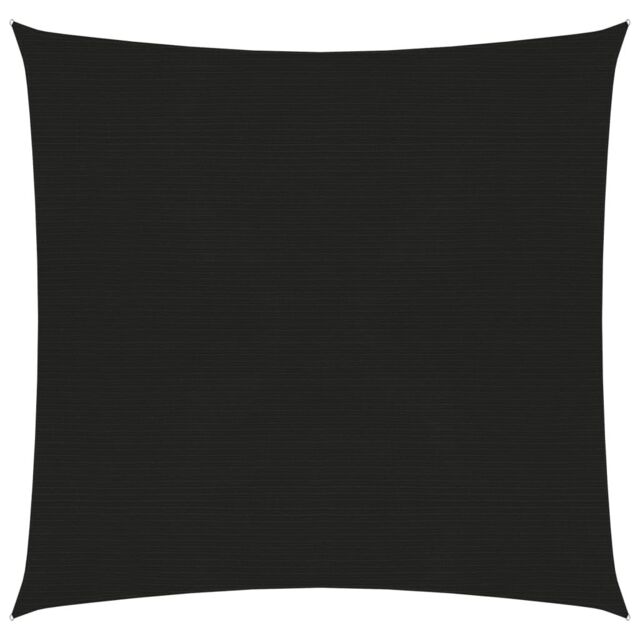 Berkfield Home Sunshade Sail 160 g/m ² Black 3.6x3.6 m HDPE - image 1