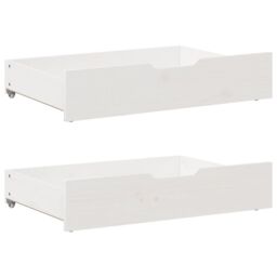 Berkfield Home Bed Frame without Mattress White 180x200 cm Super King Solid Wood Pine - thumbnail 6