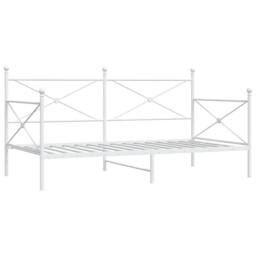 Berkfield Home Day Bed without Mattress White 107x203 cm Steel