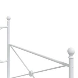 Berkfield Home Day Bed without Mattress White 107x203 cm Steel - thumbnail 8
