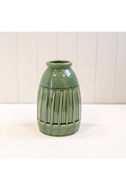 KDMD Green Contemporary Ceramic Vase - image 1