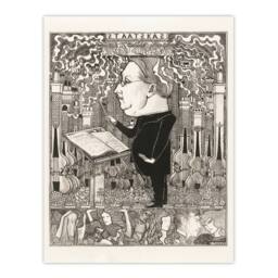 Artery8 Jan Toorop Framed Wall Art Conductor with Violins & Smoking Chimneys in Black - Size: A4 - thumbnail 3