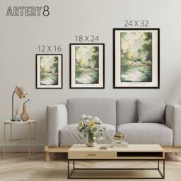 "Artery8 Hotel Plaza from Central Park Elmer Framed Canvas Wall Art Print - Size: W12"" x H16""" - thumbnail 4