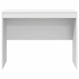 Berkfield Home White Writing Desk White Particle board 100 x 50 x 76 cm Storage - thumbnail 5