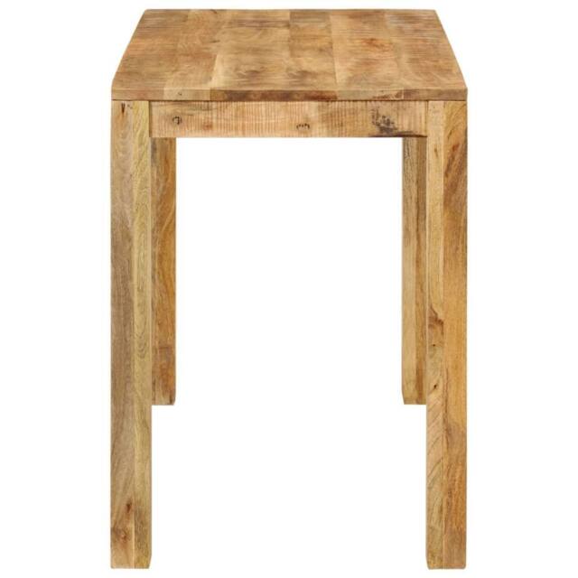 Berkfield Home Dense Dining Table 110x55x76 cm Solid Wood Mango in Brown - Size: 110 x 55 x 76 cm - image 1