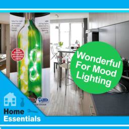 VFM e-Store White Mini Bottle Lights 15 Battery Operated LEDs With Cork Stopper - thumbnail 3