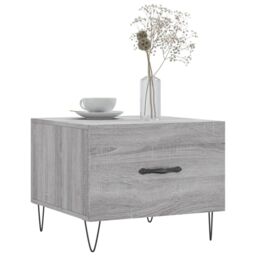 Berkfield Home Coffee Tables 2 pcs Grey Sonoma 50x50x40 cm Engineered Wood - Size: 50 x 50 x 40 cm - thumbnail 3