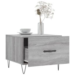 Berkfield Home Coffee Tables 2 pcs Grey Sonoma 50x50x40 cm Engineered Wood - Size: 50 x 50 x 40 cm - thumbnail 4