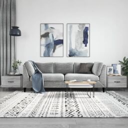 Berkfield Home Coffee Tables 2 pcs Grey Sonoma 50x50x40 cm Engineered Wood - Size: 50 x 50 x 40 cm - thumbnail 1