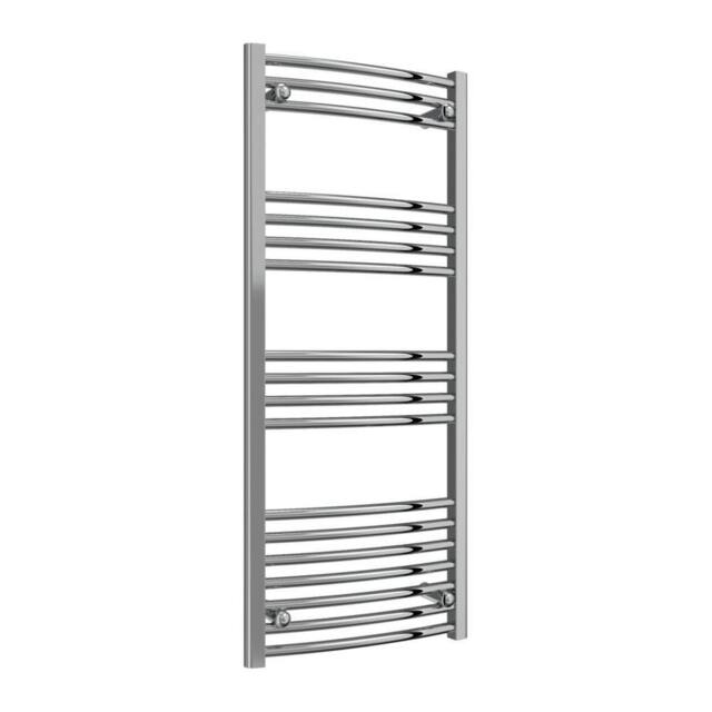 Bathroom Kingdom Capo Chrome Straight Heated Towel Rail 1200x500 in Silver - image 1