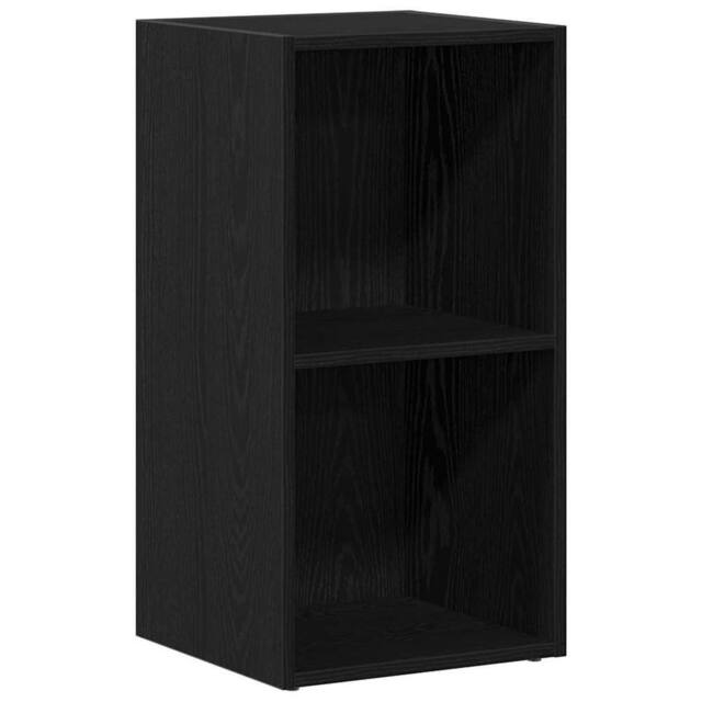 Berkfield Home LP Storage Box Black Oak 71x34x36 cm Engineered Wood - Size: 71 x 34 x 36 cm - image 1
