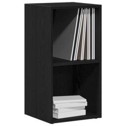 Berkfield Home LP Storage Box Black Oak 71x34x36 cm Engineered Wood - Size: 71 x 34 x 36 cm - thumbnail 4