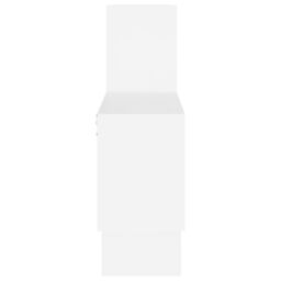 Berkfield Home Car-shaped Wall Shelf White 82x15x51 cm Engineered Wood - Size: 82 x 15 x 51 cm - thumbnail 4