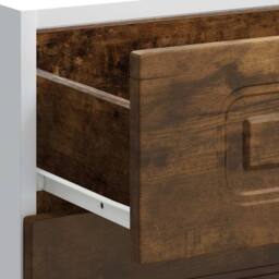 Berkfield Home Kitchen Base Cabinet Kalmar Smoked Oak Engineered Wood in Brown - thumbnail 9