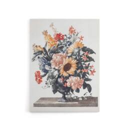 "Artery8 Stone Vase Bouquet With Sunflowers Teyler Canvas Wall Art in White - Size: W18"" x H24""" - thumbnail 1