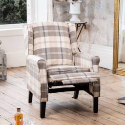 Artemis Home Stanfield Recliner Armchair in Beige - thumbnail 5