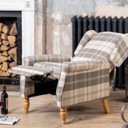 Artemis Home Stanfield Recliner Armchair in Beige - thumbnail 3