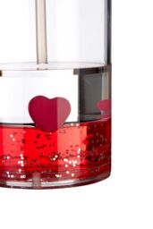 Orsina Floating Hearts Acrylic Hearts Lotion Dispenser in Clear - thumbnail 5