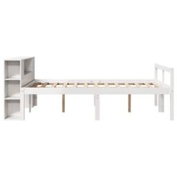 Berkfield Home Bookcase Bed without Mattress White 135x190 cm Double Solid Wood Pine - thumbnail 5
