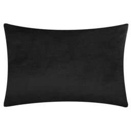 Furn Chillies Embroidered Cushion in Black - Size: 40 cm x 60 cm - thumbnail 3