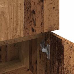 Berkfield Home Bathroom Cabinet Old Wood 30x30x95 cm Engineered Wood in Brown - Size: 30 x 30 x 95 cm - thumbnail 9