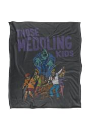 Warner Brothers Scooby Doo Officially Licensed Silky Touch Super Soft Throw Blanket 152 x 127 cm in White - thumbnail 1