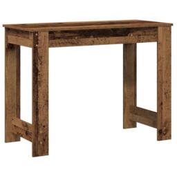 Berkfield Home Decorative Desk Old Wood 100x45x75 cm Engineered Wood in Brown - Size: 100 x 45 x 75 cm - thumbnail 7