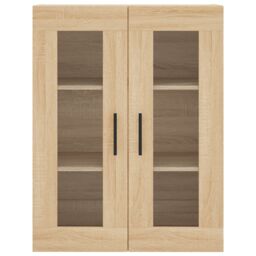 Berkfield Home Highboard Sonoma Oak 69.5x34x180 cm Engineered Wood in Brown - thumbnail 6