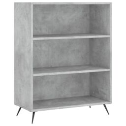 Berkfield Home Highboard Concrete Grey 69.5x32.5x180 cm Engineered Wood - thumbnail 4